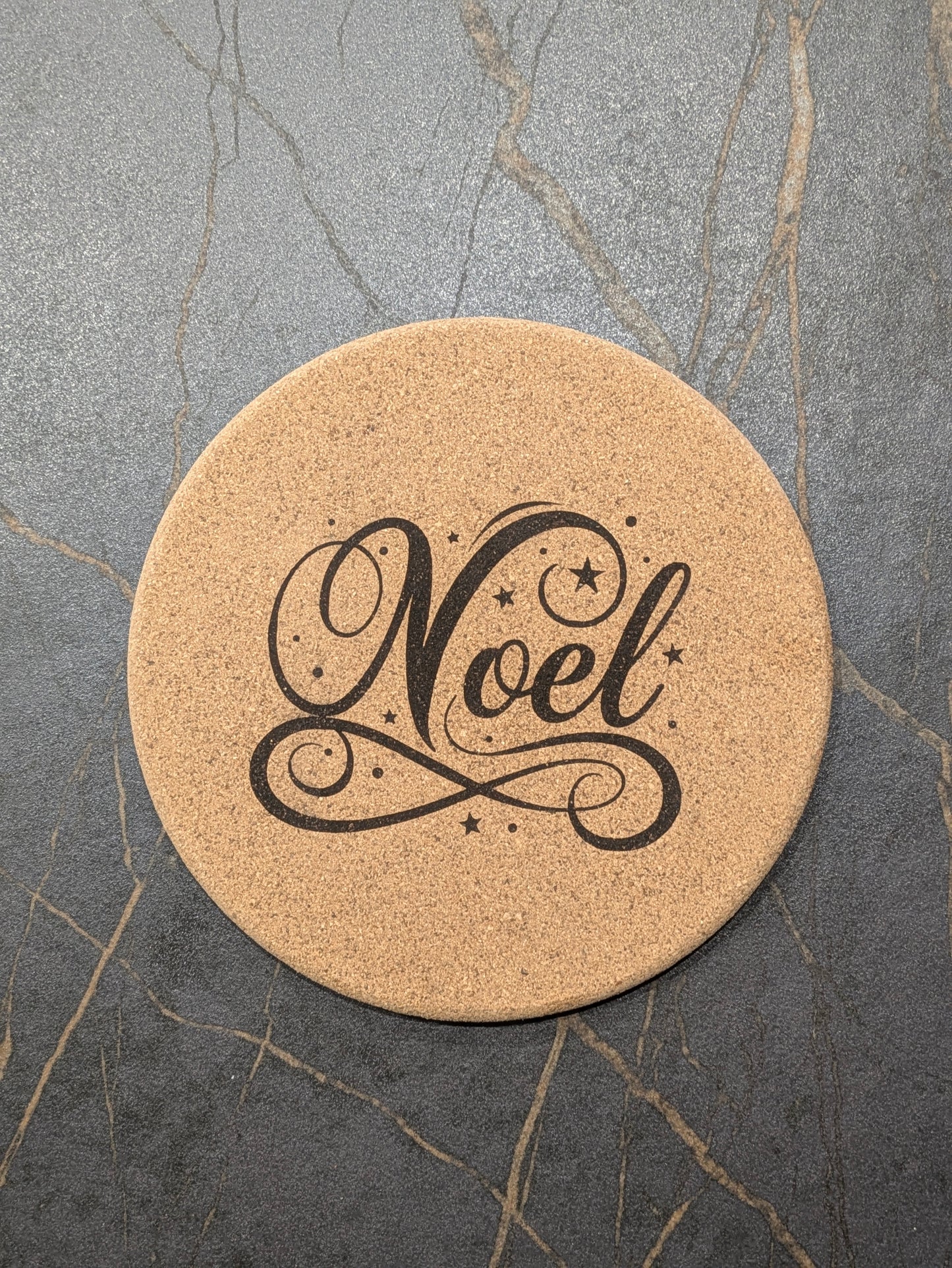 Dessous de plat rond Noel