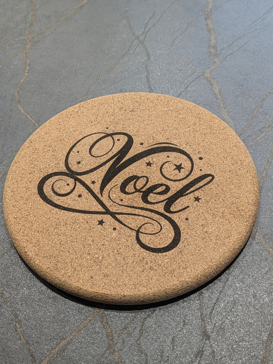 Dessous de plat rond Noel