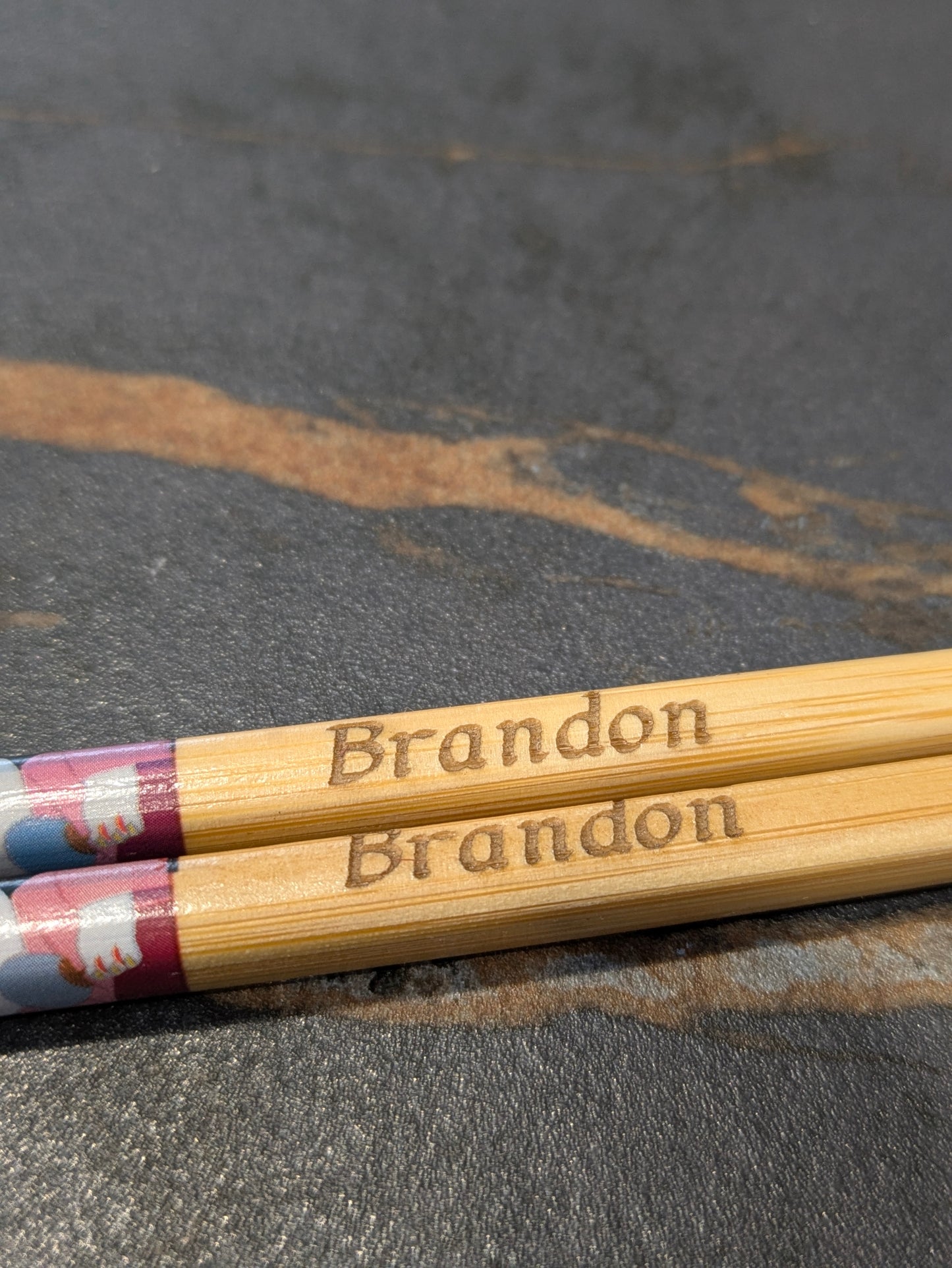 Personalized Reusable Bamboo Chopsticks